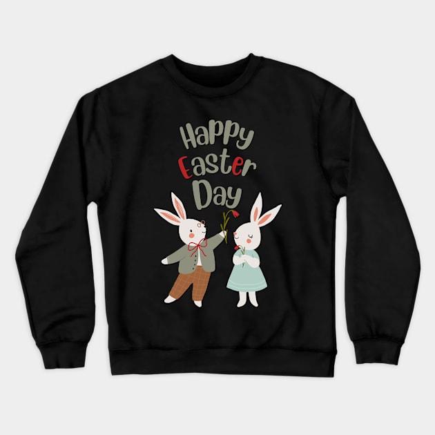 Happy Easter to Every Bunny | one cute chick Crewneck Sweatshirt by A&A